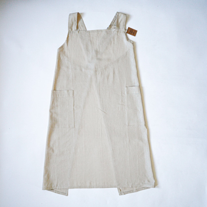 Japanische Schürze Madika (natur)