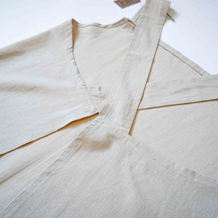 Japanische Schürze Madika (natur)