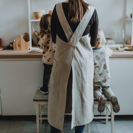 Japanische Schürze Madika (natur)
