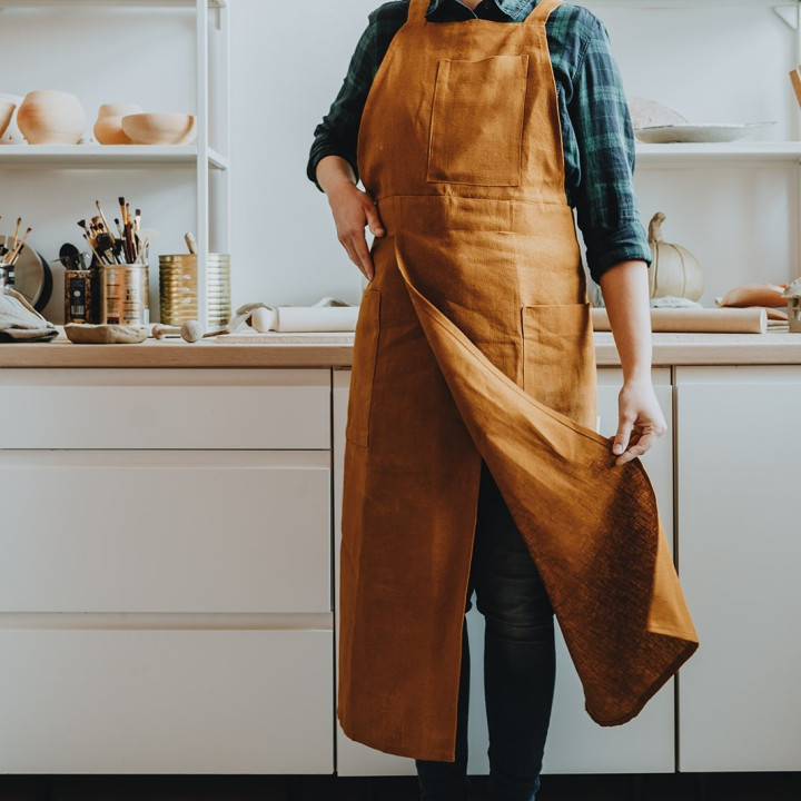 Fartuch do ceramiki (na szelkach)