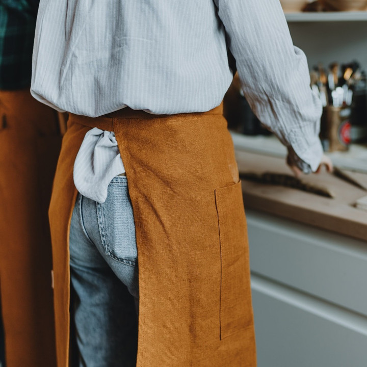 Fartuch do ceramiki II (wiązany na szyi)