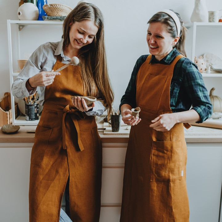 Fartuch do ceramiki II (wiązany na szyi)