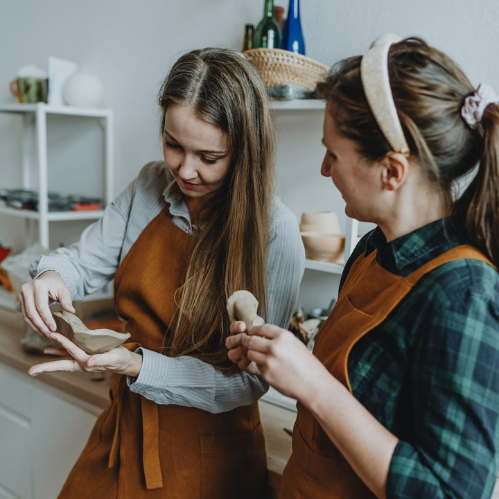Fartuch do ceramiki II (wiązany na szyi)