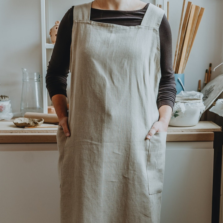 Schürze mit Logo - Gesticktes Logo Ihres Unternehmens